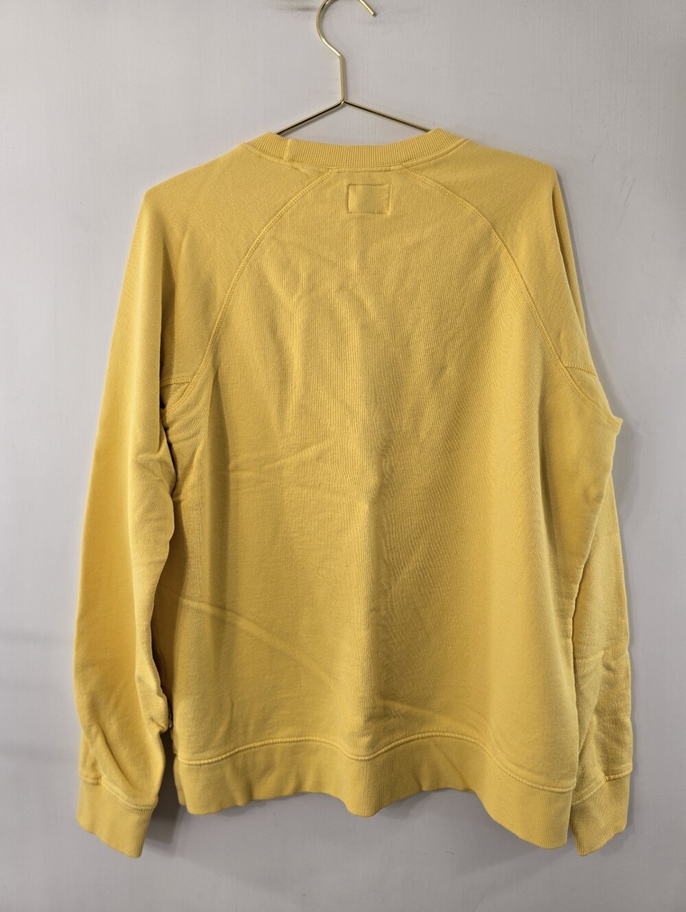 Pact Organic Cotton Sweatshirt Goldenrod Yellow Cozycore Athleisure Active Sz L - Picture 9 of 12